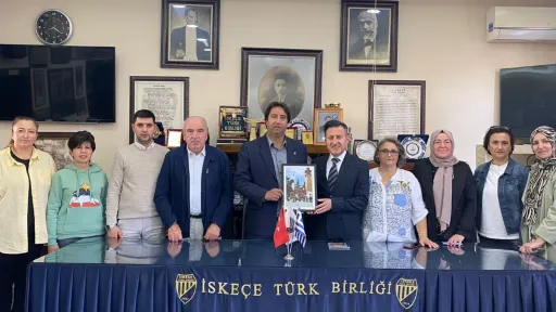 BTTDD Izmit Branch President visited Xanthi Turkish Union