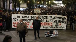 Thousands march in Athens on 15th anniversary of teen’s killing by police