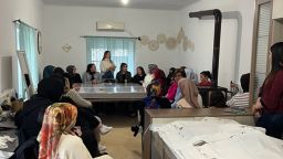 Women from Xanthi meet in Dolaphan village