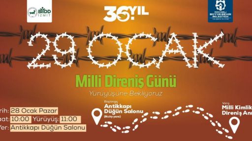Event for 29 January to be organized in Izmit