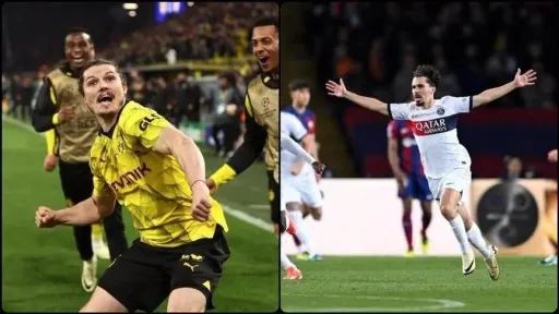 Dortmund, PSG both reach Champions League semifinals with comebacks