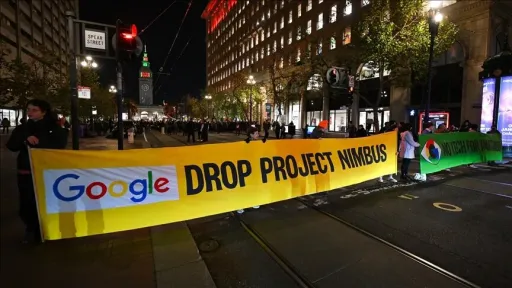 Google staffers protests company's contract with Israel