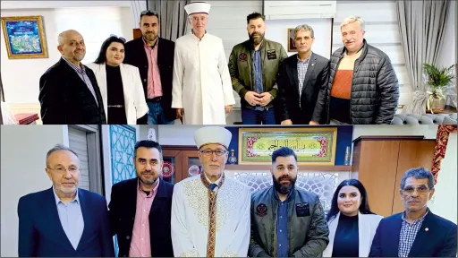 Macedonia Thrace Muslims Education and Culture Association pays visits to muftis