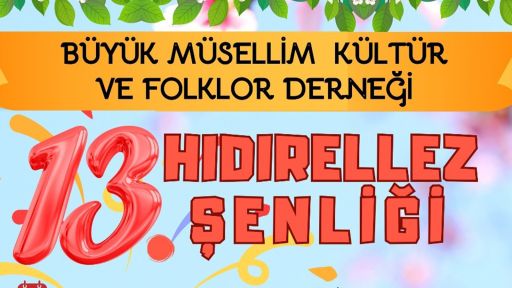 Traditional Hıdırellez event in Büyük Müsellim on 14 May
