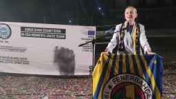 FEP Party holds its third rally in the Bağlar neighbourhood of Komotini