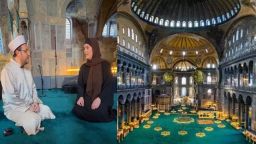 She came to Hagia Sophia Mosque from thousands of kilometres away to become a Muslim: I chose this place for my martyrdom