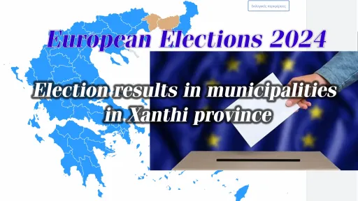 2024 EP Elections: Election Results in the Municipalities of Xanthi Prefecture