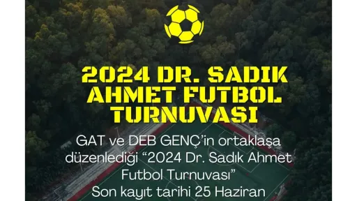 Registration for Dr. Sadık Ahmet Football Tournament continues