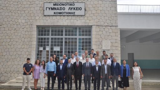 Deputy Minister Bozay visits Celal Bayar Minority High School