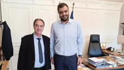 Mayor of Maroneia-Sapes Apostolos Ioannou holds series of meetings with Government Officials in Athens