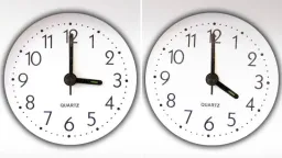 Clocks go back an hour on Sunday morning