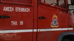 Fire in single-story house in Xanthi causes alarm