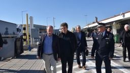 Minister Hrisohoidis isits Kipi Border Crossing