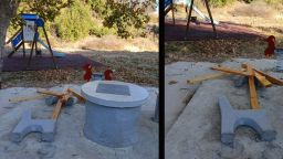 Vandalism plagues benches in Omurluköy's Ümmet neighborhood