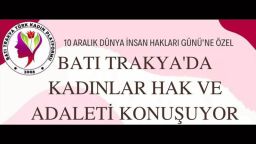 Western Thrace Turkish Women’s Platform to host event for International Human Rights Day