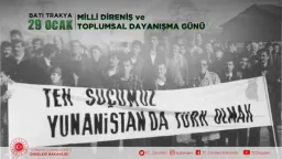 Turkish Ministry of Foreign Affairs issues statement on January 29