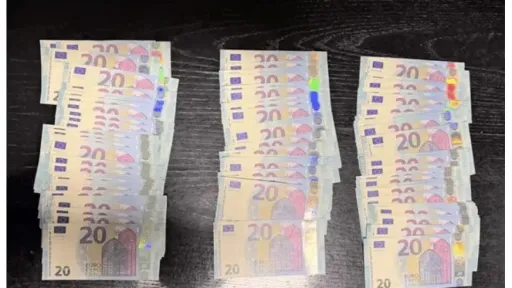 Circulation of counterfeit banknotes in İskeçe
