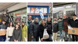 İTB Youth Branch distributes pide bread on Berat Night