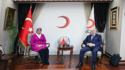 Greek red cross pays official visit to Turkish Red Crescent
