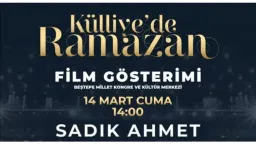 ‘Sadık Ahmet’ film screening at Presidential Complex during ‘Ramadan at the Külliye’ events