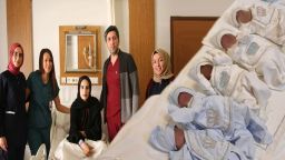 Mother in Türkiye gives birth to quintuplets