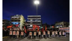 Pro-Palestine demonstration held in Athens