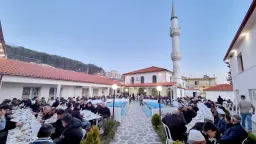Iftar gathering in Paşevik Village