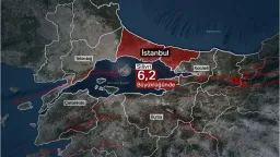 Earthquake of magnitude 6.2 shakes Istanbul, 236 injured