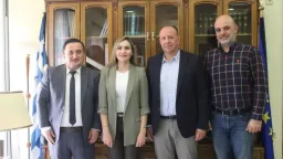 Turkish Commercial Attaché Dr. Gülcan İren visits Rodopi Chamber of Craftsmen and Tradesmen (EBEP)