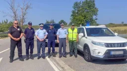 Greek Police chief meets Bulgarian authorities at EU border