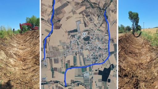 Cleanup work begins in stream beds of Hacımustafaköy