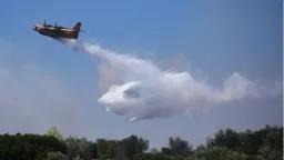 Number of fires increase in the Region of East Macedonia and Thrace