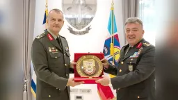 Turkish Major General meets commander of Greece’s IV Army Corps in İskeçe