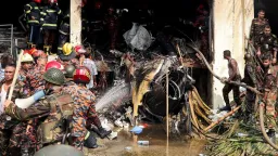 Bangladesh Air Force jet crashes into school, killing 27 in Dhaka