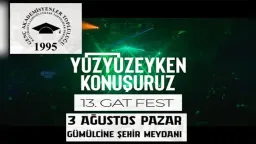 13th GAT Festival to be held on August 3 in Gümülcine City Square
