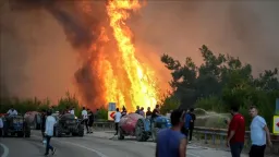 Türkiye battles dozens of wildfires in single day as evacuations widen