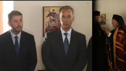 Controversy as Greek ppposition leader attends Orthodox mass in Türkiye