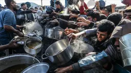 Gaza's entire 2.3 million residents are experiencing severe food shortages
