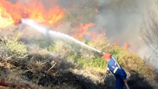 Deadly E. Attica wildfire rages – evacuations continue as winds threaten new outbreaks