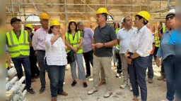 Minister Mendoni inspects restoration works at Çelebi Sultan Mehmet Mosque in Dimetoka