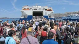 August ferry bookings from Thessaloniki to NE Aegean and Sporades fully sold out