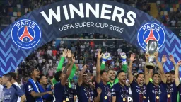 PSG win UEFA Super Cup on penalties against Spurs