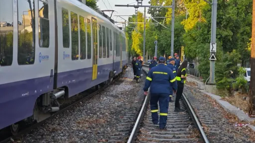 Elderly man killed by train in central Athens
