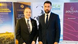 Özgür Ferhat meets Egemen Bağış at Selanik Metropolitan Summit