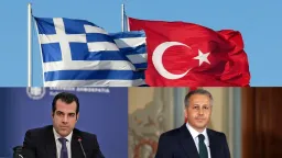 Plevris holds telephone conversation with Turkish counterpart Yerlikaya