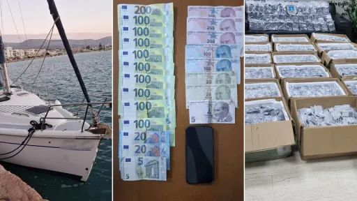 Two Turks arrested over attempt to smuggle 8,500 phones