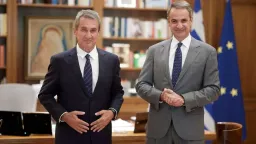 Andreas Loverdos joins New Democracy after meeting with Mitsotakis