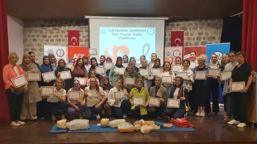 Western Thrace Turkish Women’s Platform attends World First Aid Day Training in Edirne