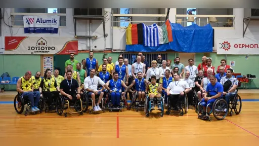 “Friendship Rebound” wheelchair basketball tournament held in Kavala