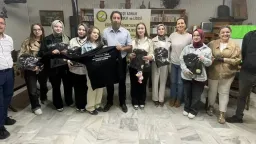 Gifts distributed to students at İskeçe Minority Secondary School and High School